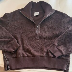 Varley Roselle Half Zip in Borg Fleece size Large